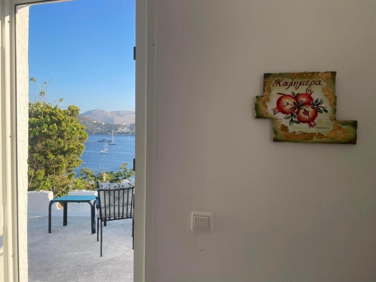 Sweet Home With Two Beds -One Single Room- With Beautiful View! Agia Marina  Eksteriør bilde